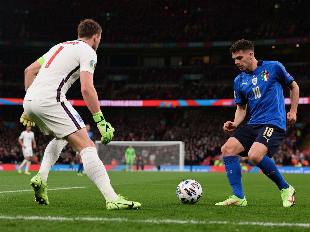 英格兰与意大利的点球巅峰对决