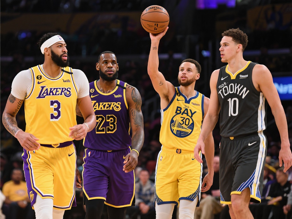 湖人勇士巅峰对决：NBA赛季谢幕之战